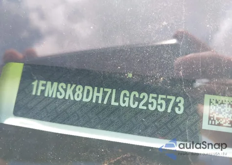 2020 Ford Explorer Xlt from USA, damaged, VIN 1FMSK8DH7LGC25573